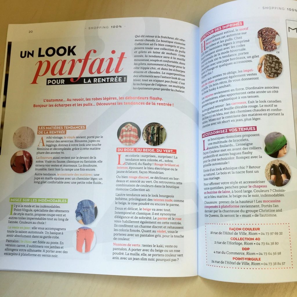 écriture magazine article publi-rédactionnel
